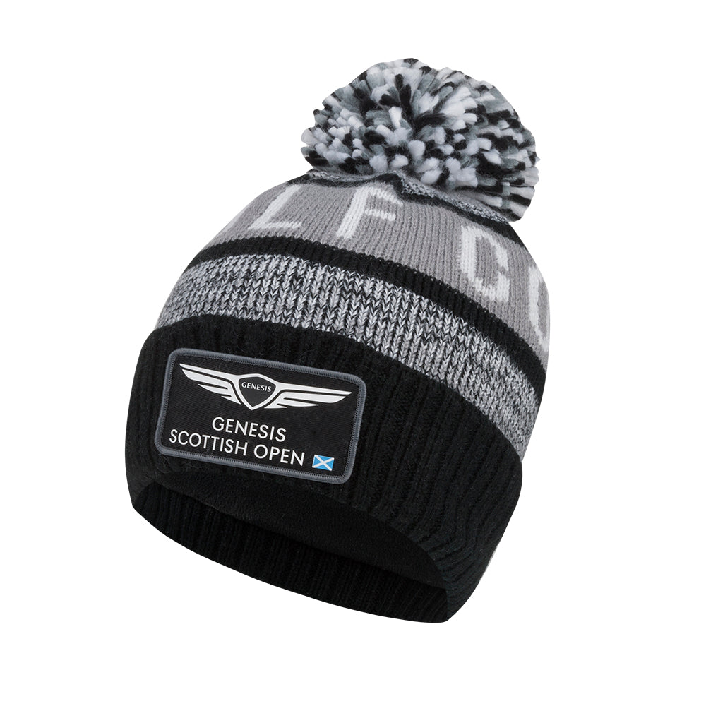 Genesis Scottish Open Unisex Golf Country Black Bobble Hat
