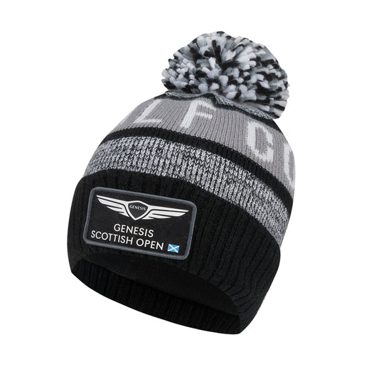 Genesis Scottish Open Unisex Golf Country Black Bobble Hat