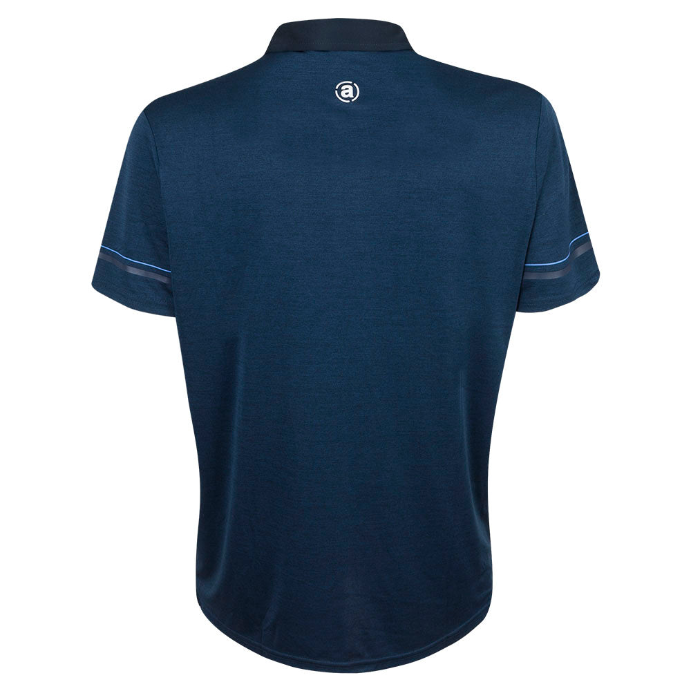 Scandinavian Mixed Men's Navy/Sky Polo - Back
