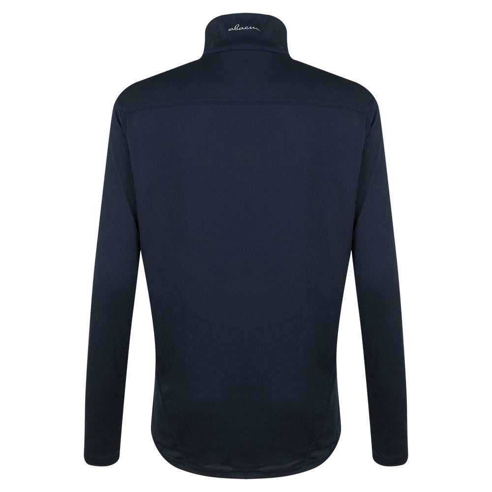 Scandinavian Mixed Women's Navy 1/4 Zip Mid Layer - Back