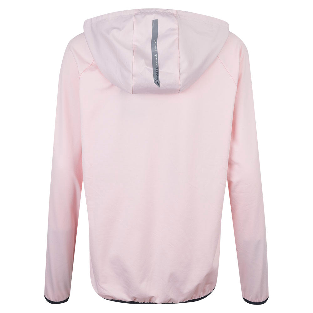 Scandinavian Mixed Women's Pink Hoodie - Back