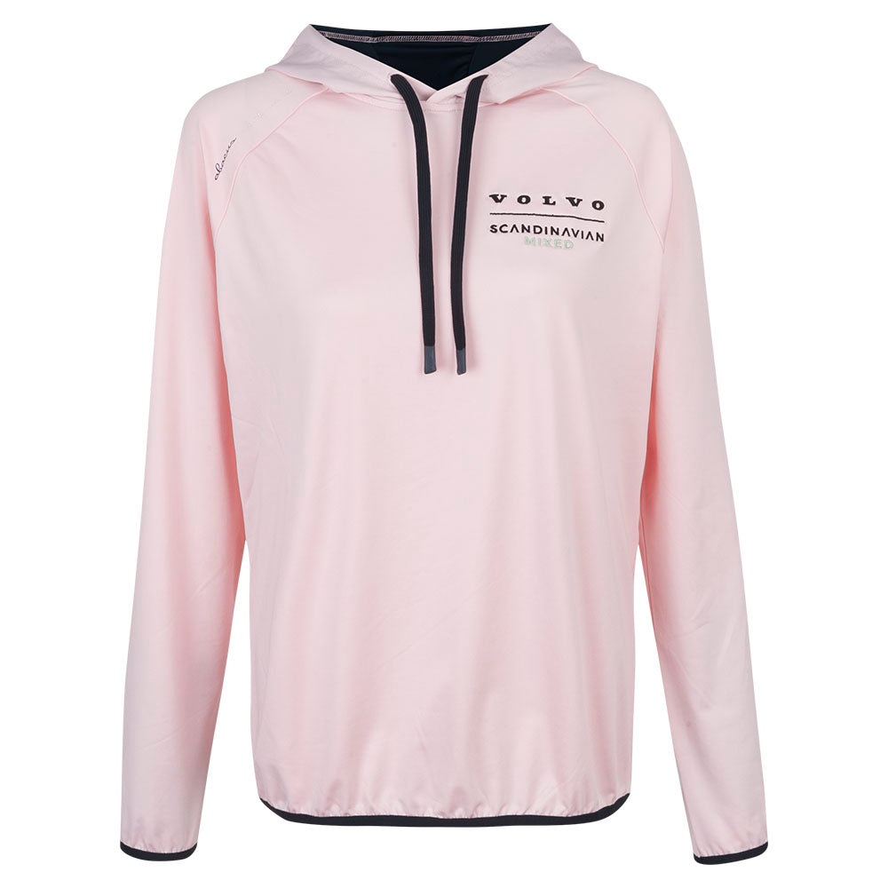 Scandinavian Mixed Women's Pink Hoodie - Front