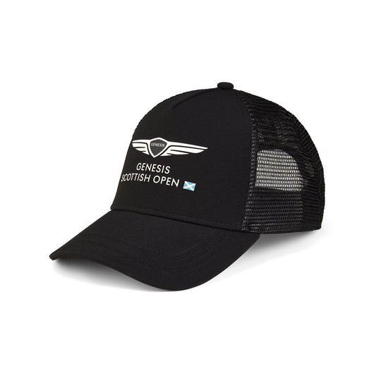 Genesis Scottish Open 2025 Black Trucker Cap