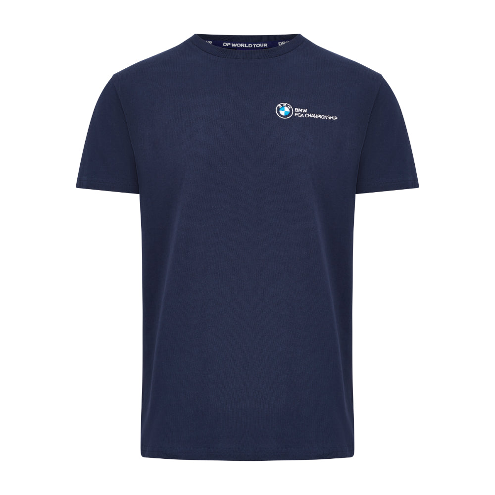 BMW PGA Championship Men's Navy T-Shirt - Front