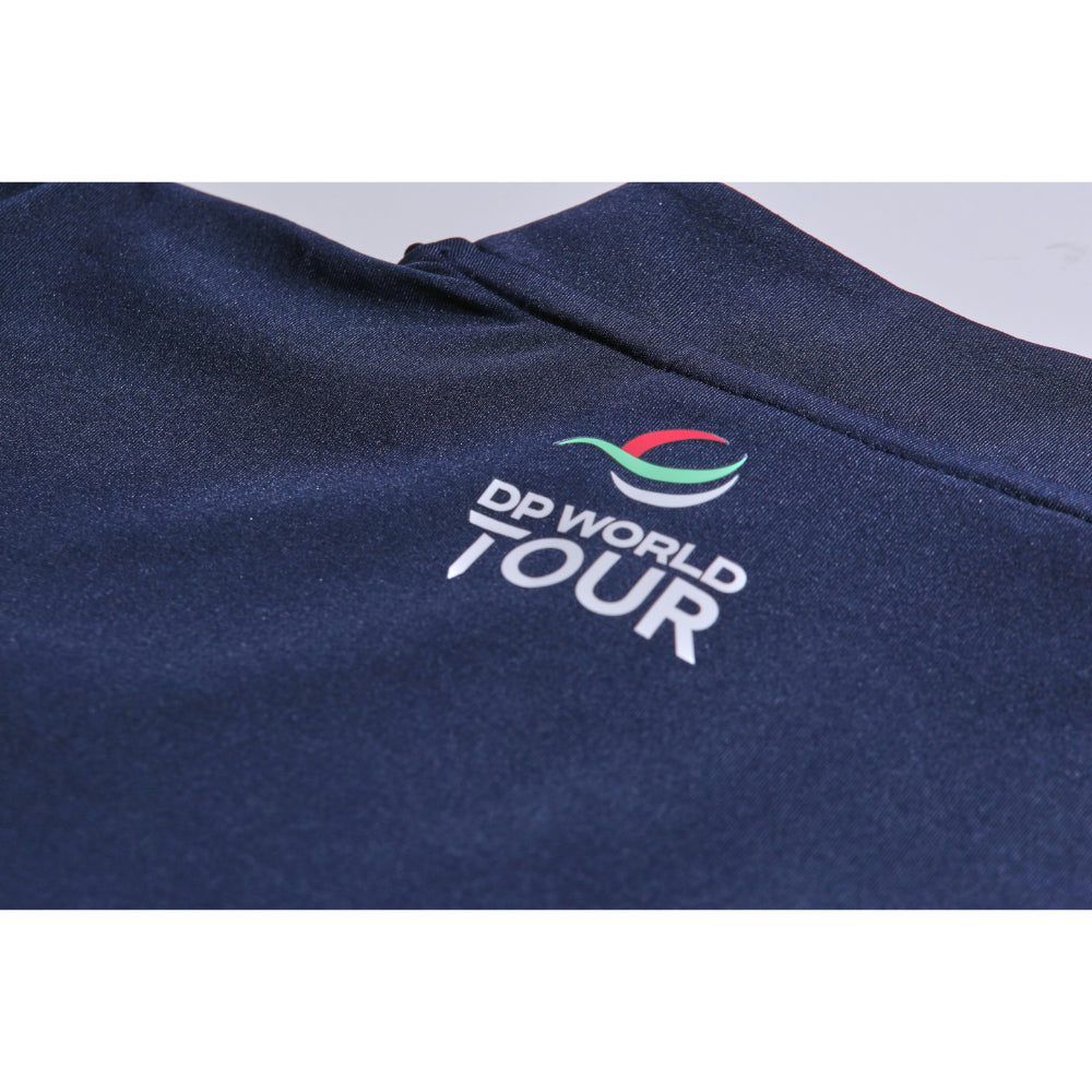 BMW PGA Championship Women's Navy 1/4 Zip Mid Layer - Logo Close-up