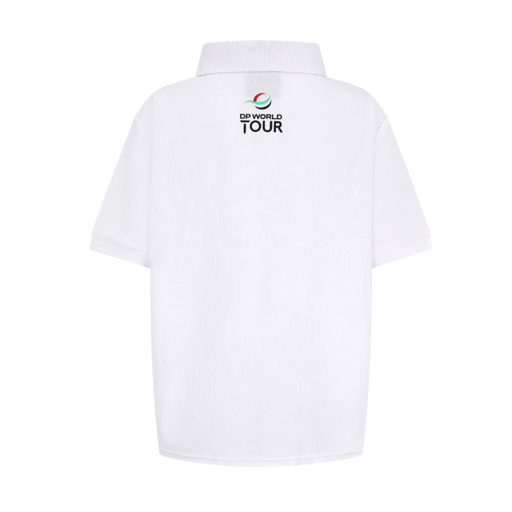 BMW PGA Championship Youth White Polo Shirt - Back