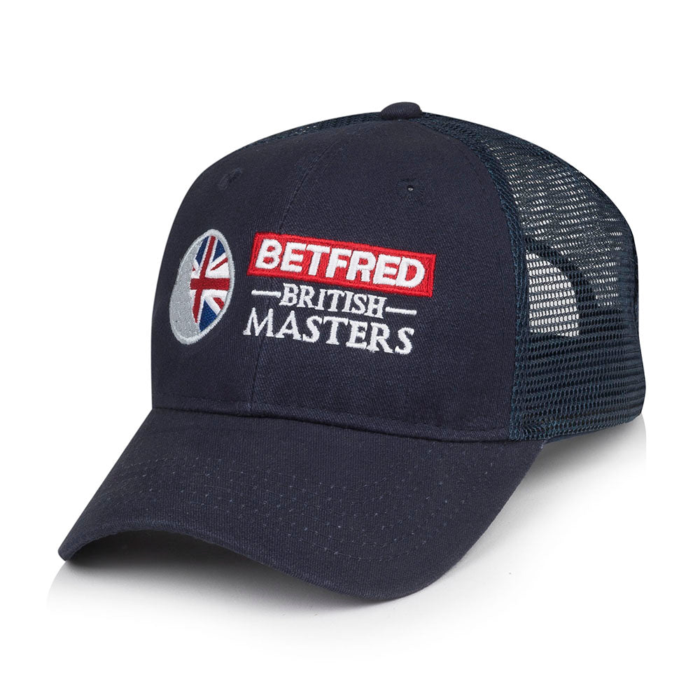 British Masters Trucker Cap - Navy - Front