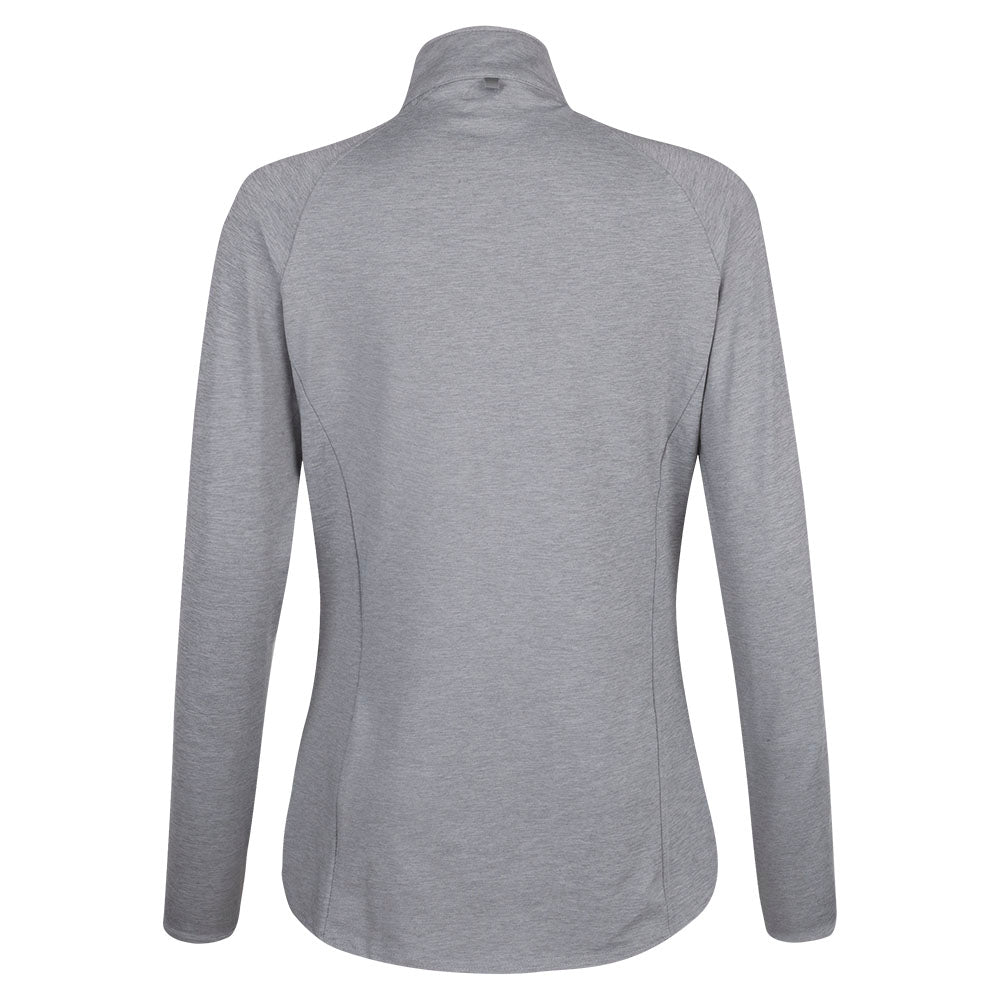 BMW PGA Championship Women's Grey 1/4 Zip Mid Layer - Back