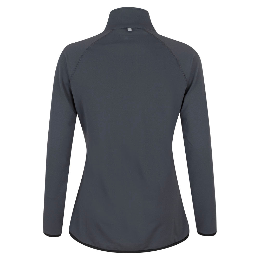 Genesis Scottish Open Women's 1/4 Zip Mid Layer - Grey - Back