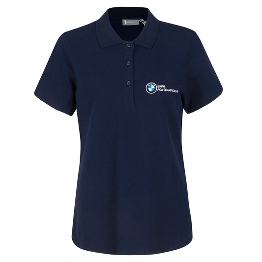 BMW PGA Championship Glenmuir Women's Navy Polo - Front