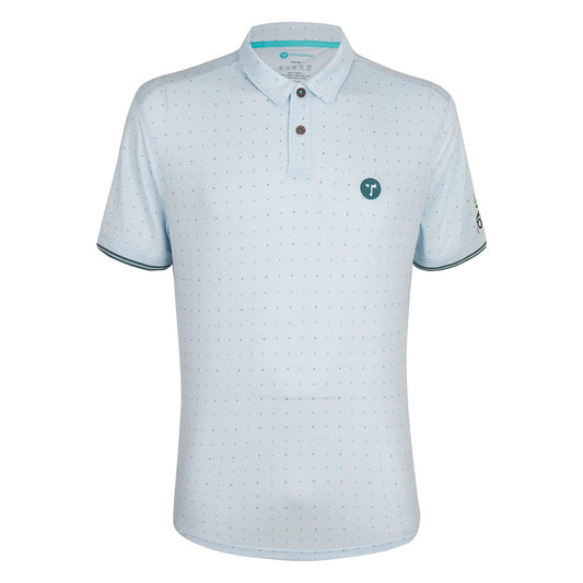 Men's DP World Tour/Oceantee Polo - Blue - Front