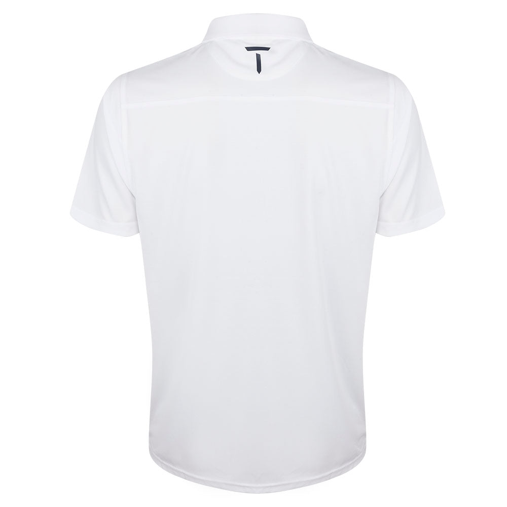 CAZOO Open Men's Plain Polo - Back White