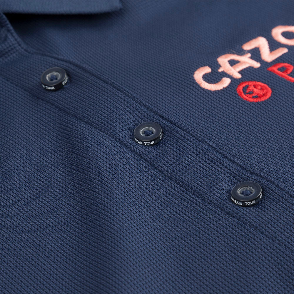 CAZOO Open Women&#39;s Carly Polo - Button Close-up Navy