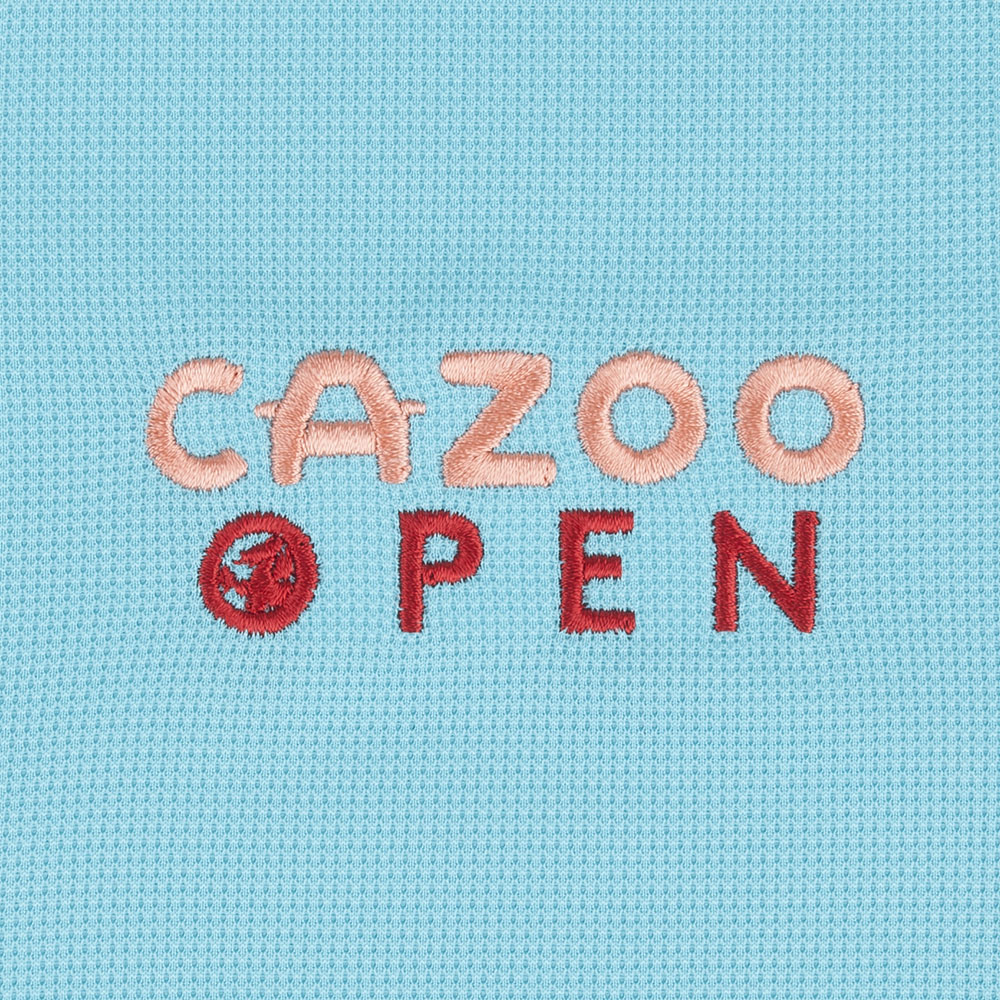 CAZOO Open Women's Carly Polo - Badge Close-up Blue