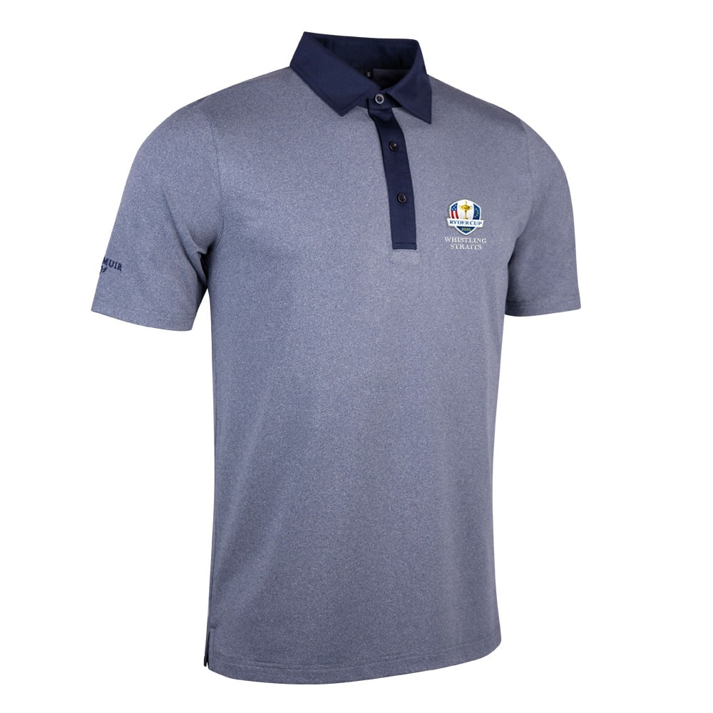 Mens Ryder Cup Campbell Contrast Polo - Front