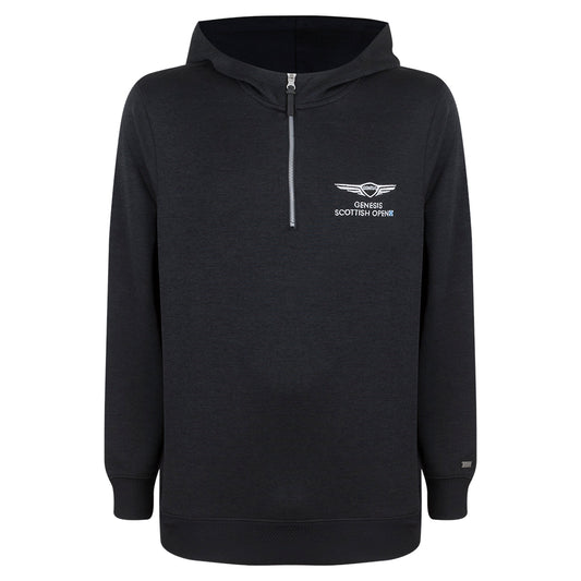 Genesis Scottish Open Nike Men's Black 1/2 Zip Hoodie - Front