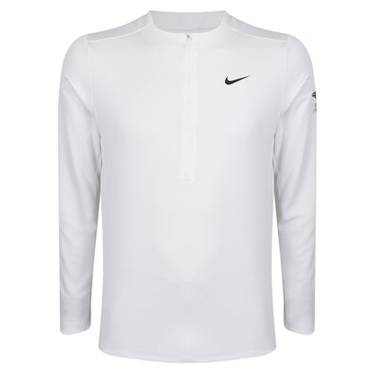 Genesis Scottish Open Nike Women's White 1/2 Zip Mid Layer - Front