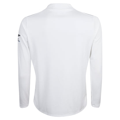 Genesis Scottish Open Nike Women's White 1/2 Zip Mid Layer - Back