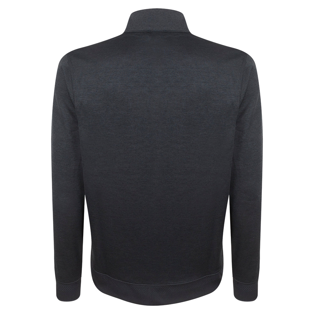 Genesis Scottish Open Nike Men's Black 1/2 Zip Mid Layer - Back