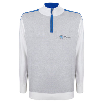 BMW PGA Championship Glenmuir Men's White Sweater - Front