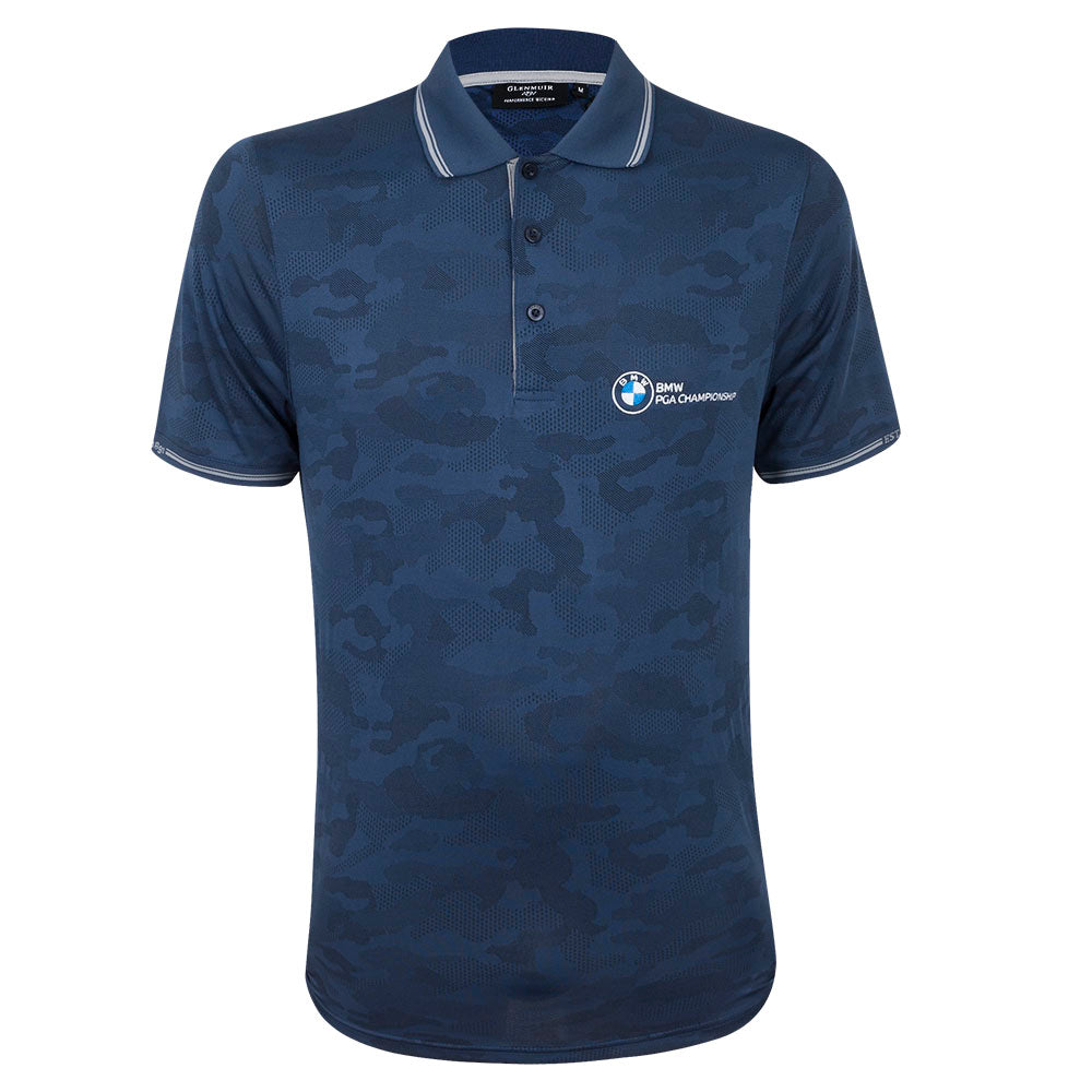 BMW PGA Championship Glenmuir Men's Navy Polo - Front