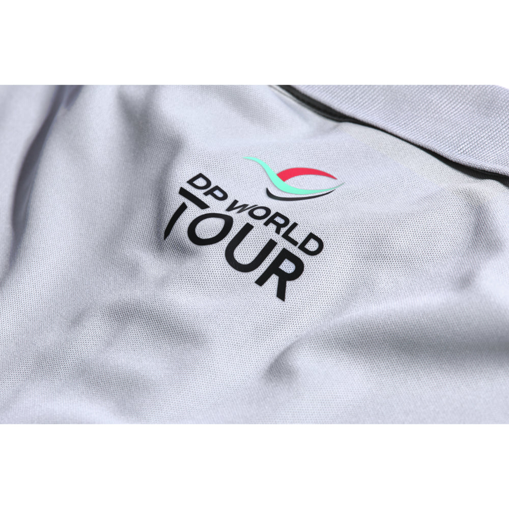 BMW PGA Championship Men&#39;s Grey Polo Shirt - Logo Close-up
