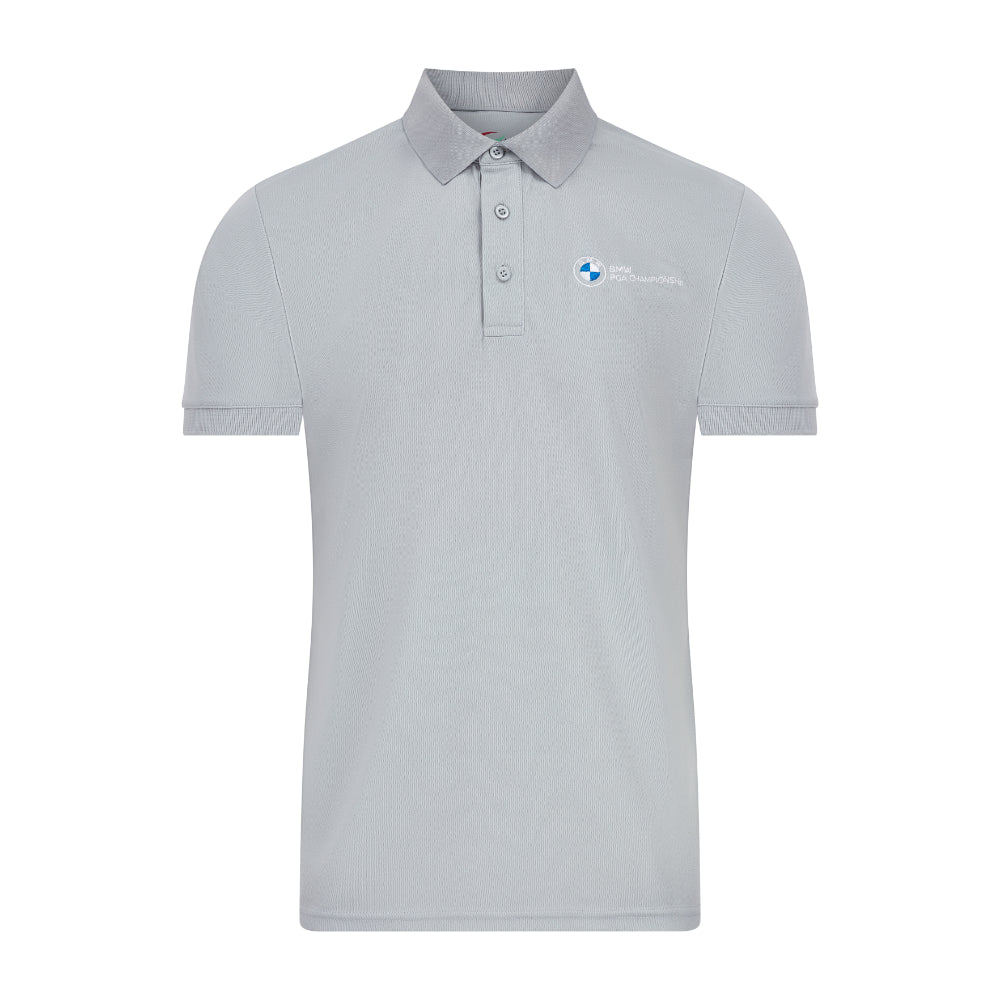 BMW PGA Championship Men's Grey Polo Shirt - Front