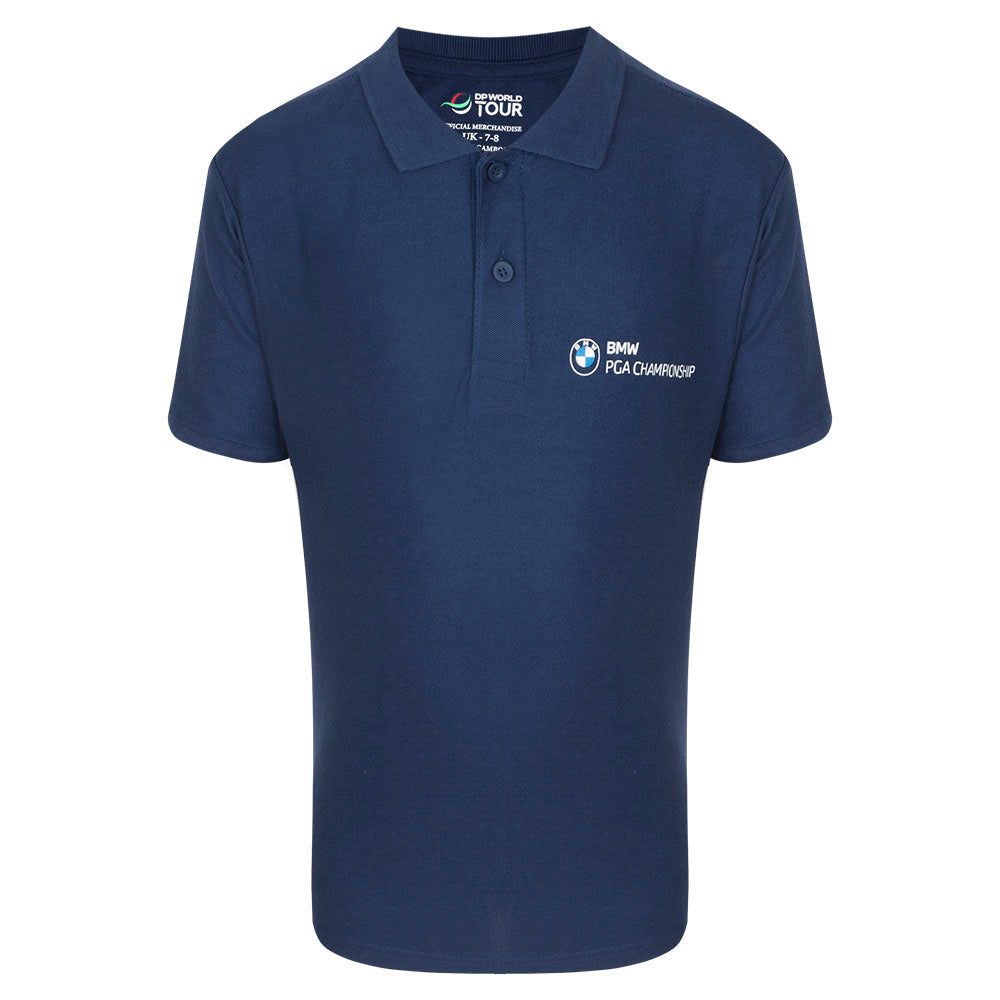 BMW PGA Championship Youth Navy Polo - Front