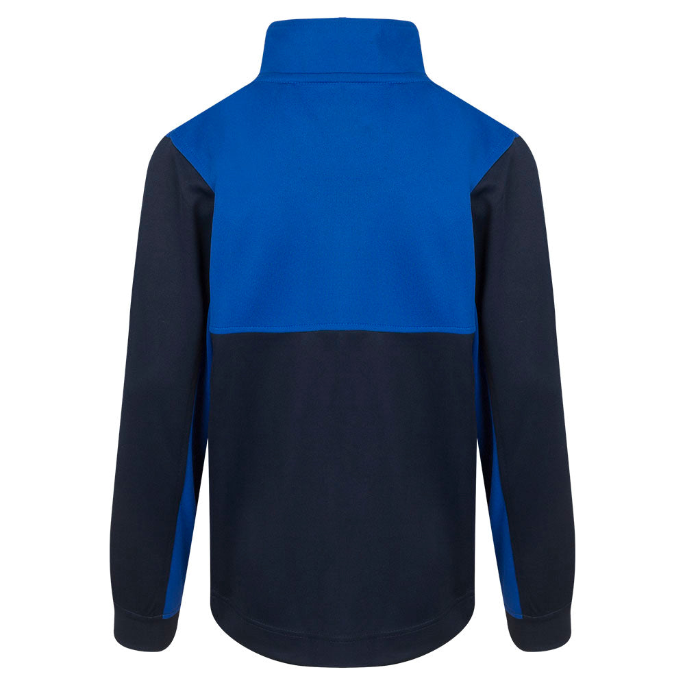 BMW PGA Championship Youth Royal Blue 1/4 Zip Mid Layer - Front