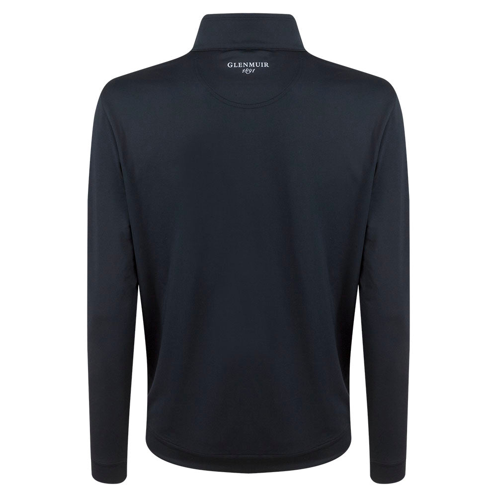 Betfred British Masters Glenmuir Men's Black 1/4 Zip Mid Layer - Back