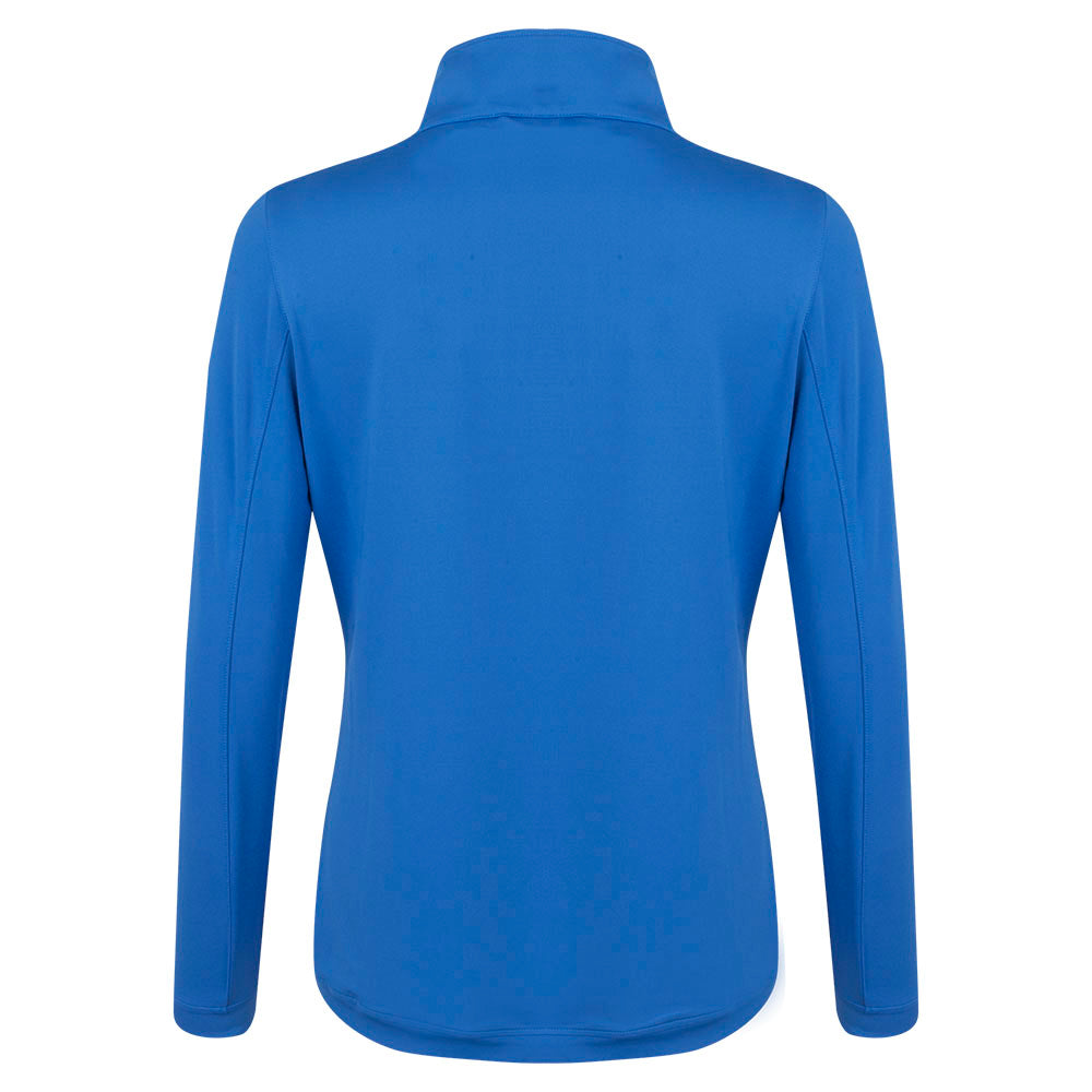 Betfred British Masters Glenmuir Women's Blue 1/4 Zip Mid Layer - Back