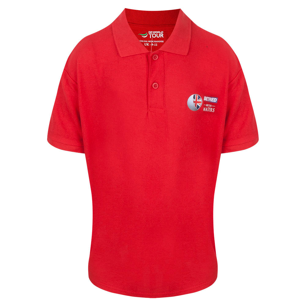 British Masters Youth Polo - Red