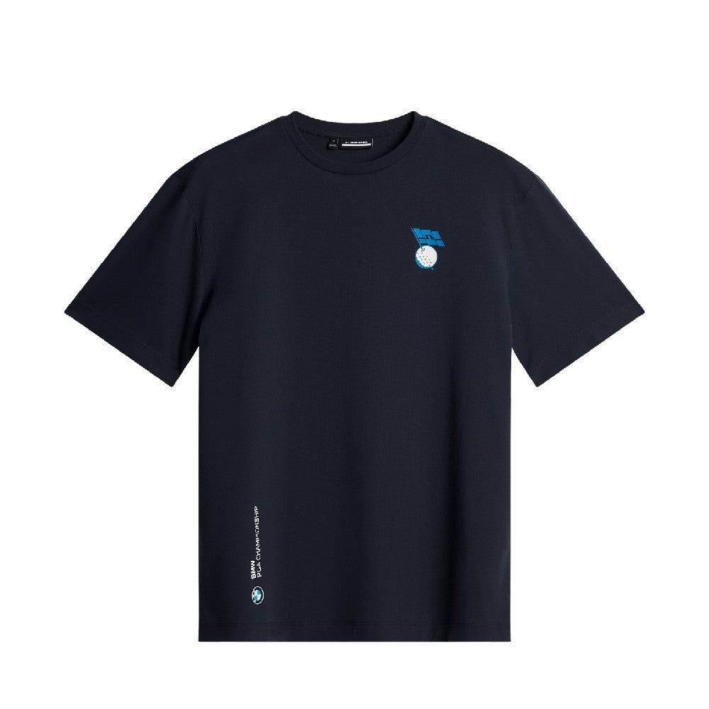 BMW PGA Championship J.Lindeberg Unisex Billy Festival of Golf Navy T-Shirt