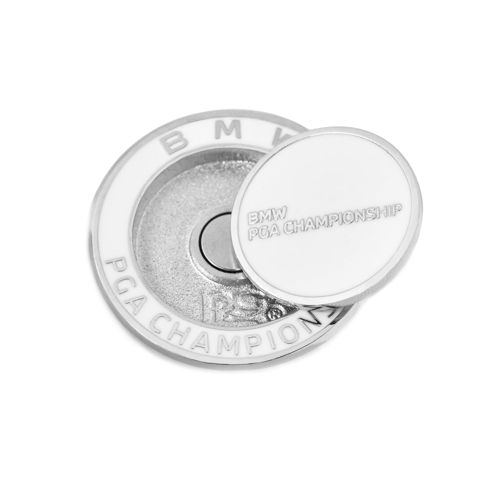 BMW PGA Championship PRG White Duo Ball Marker