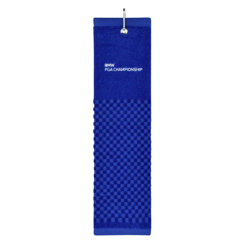 BMW PGA Championship PRG Royal Blue Trifold Towel