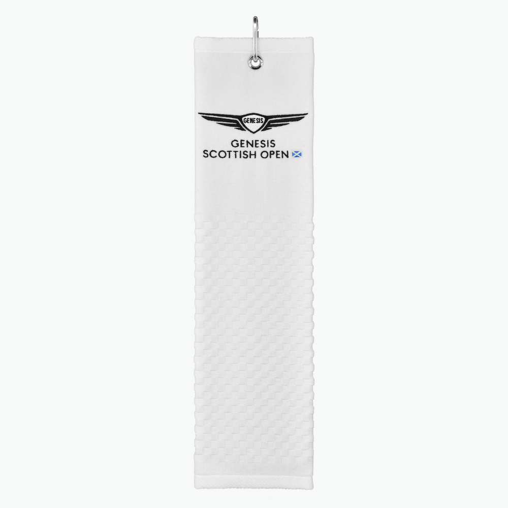Genesis Scottish Open White Trifold Towel view 1