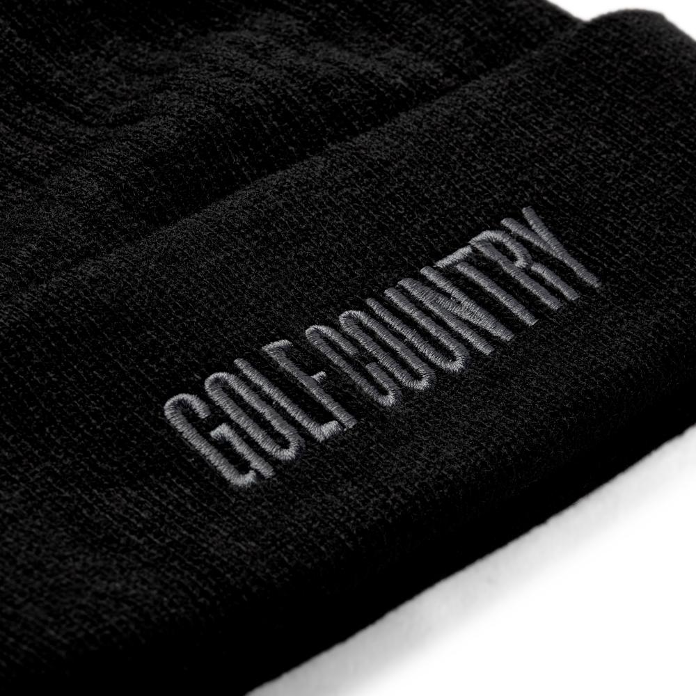 Genesis Scottish Open Black Ribbed Beanie