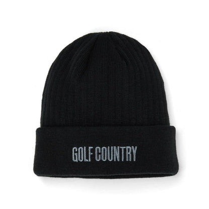 Genesis Scottish Open Black Ribbed Beanie