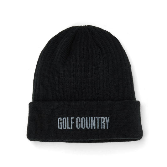 Genesis Scottish Open Black Ribbed Beanie