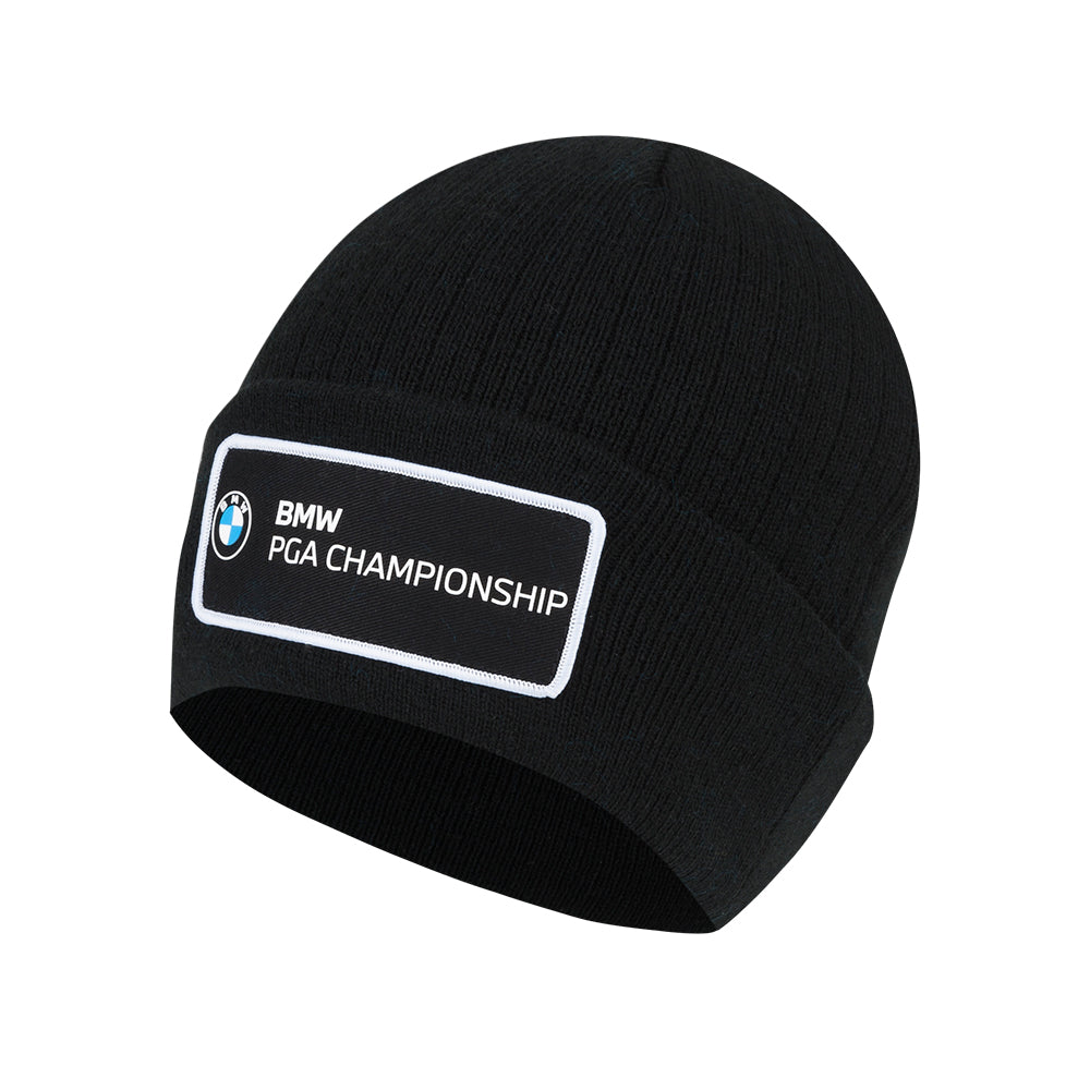 BMW PGA Championship Unisex Black Ribbed Beanie