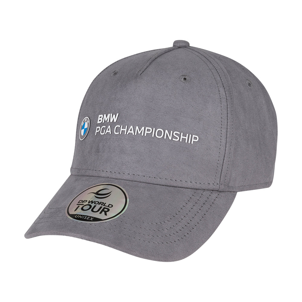 BMW PGA Championship Unisex Grey Suede Cap