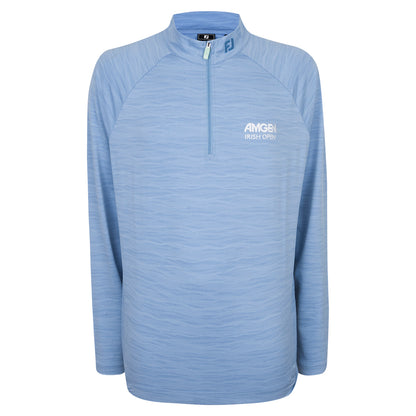 Amgen Irish Open FootJoy Men's Blue Marl 1/4 Zip Midlayer