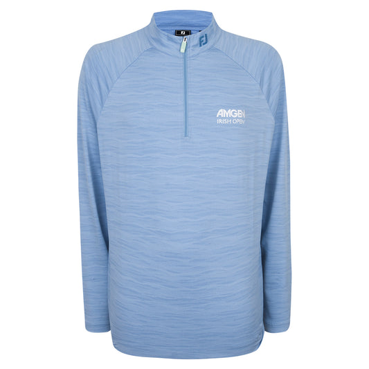 Amgen Irish Open FootJoy Men's Blue Marl 1/4 Zip Midlayer