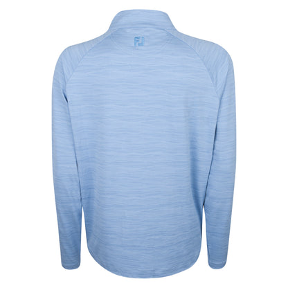 Amgen Irish Open FootJoy Men's Blue Marl 1/4 Zip Midlayer