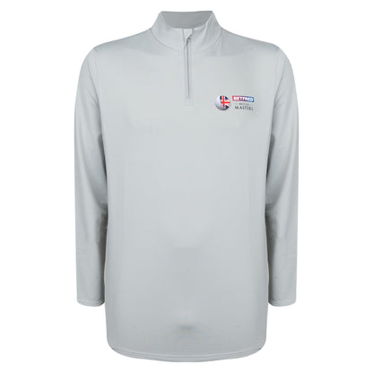 Betfred British Masters Men's Grey 1/4 Zip Mid Layer