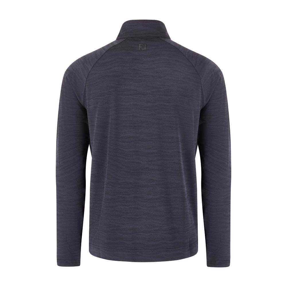 Betfred British Masters FootJoy Men's Black Marl 1/4 Zip Midlayer