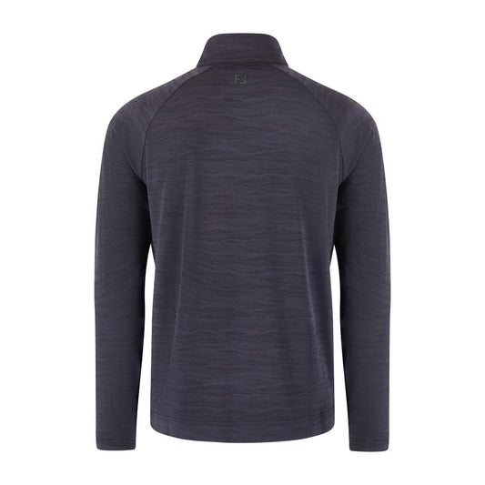 Betfred British Masters FootJoy Men's Black Marl 1/4 Zip Midlayer