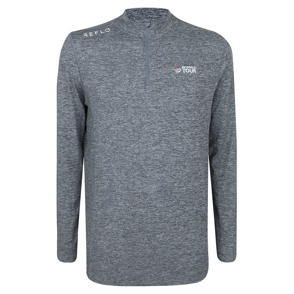 DP World Tour Reflo Men's Grey Marl Midlayer