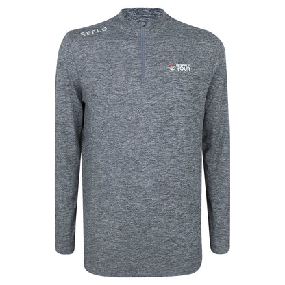 DP World Tour Reflo Men's Grey Marl Midlayer