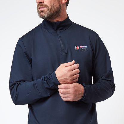 Betfred British Masters Men's Navy 1/4 Zip Mid Layer